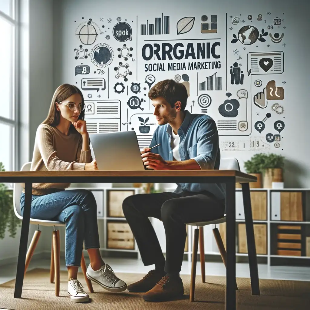 Organic Social Media Marketing Strategy Meeting
